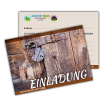 Einladungskarte Outdoor Escape Game Download