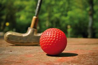 Minigolf im Freizeitpark Rutesheim