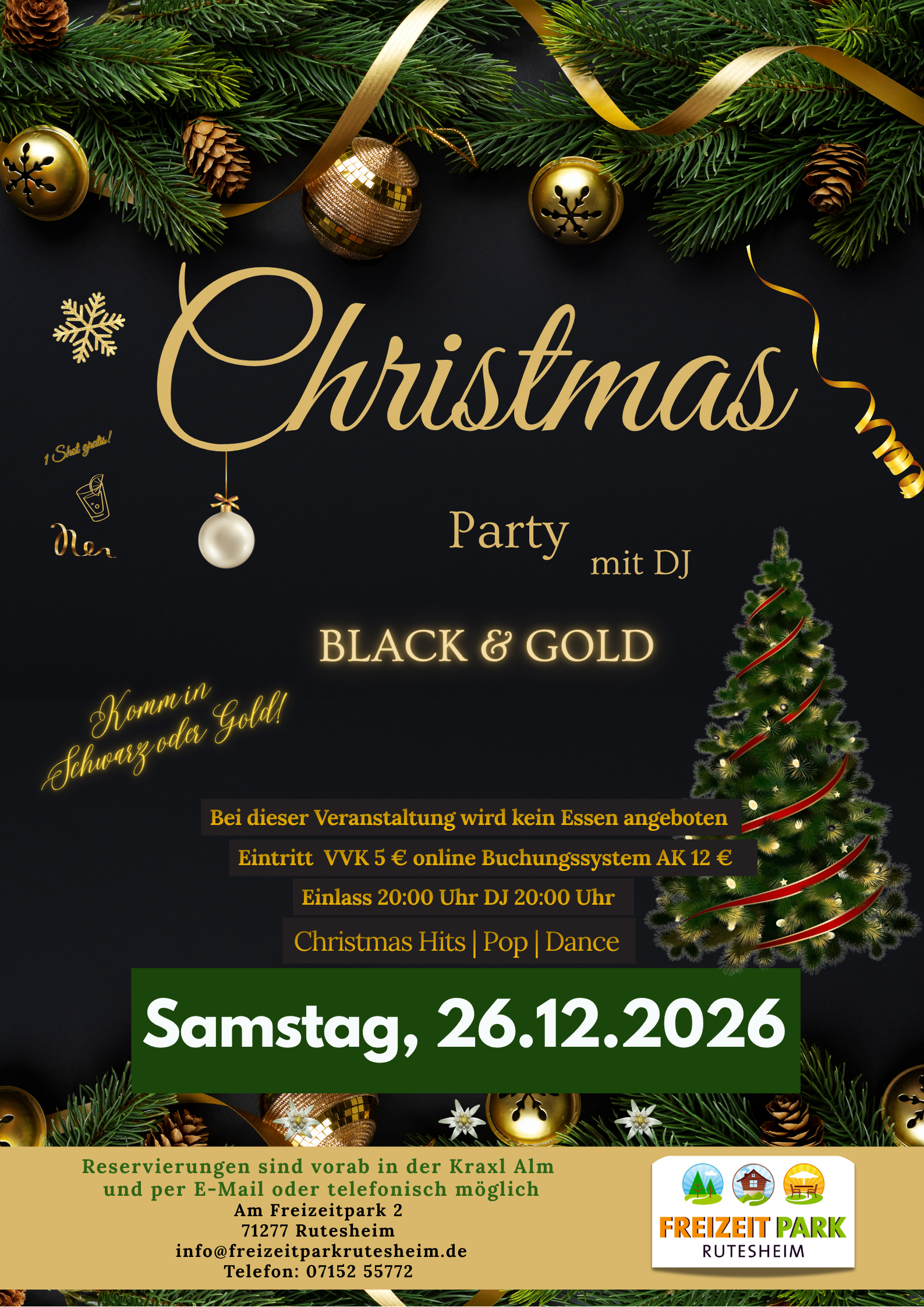 Christmas Black & Gold Schlager Deluxe 